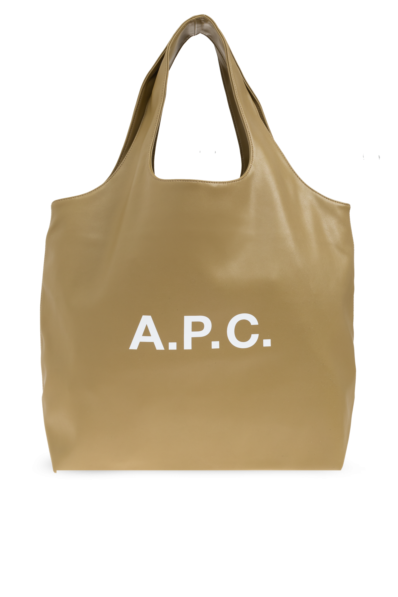 トートバッグ Market Small Shopper Bag - A.P.C. - Synthetic - Mastic Beige A.P.C. Market Small Shopper Bag Tote Bag - Mastic Beige